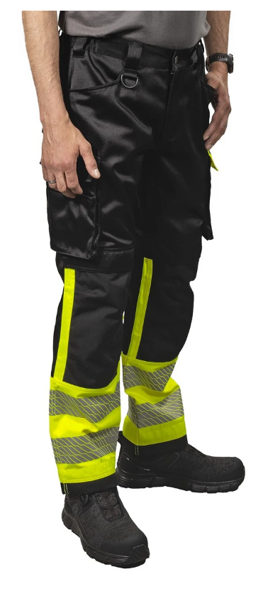 PATRON TYÖHOUSUT GREYSON FL.KEL/MUSTA LK1 - Kesätyöhousut - PAT549K-2XL - 1