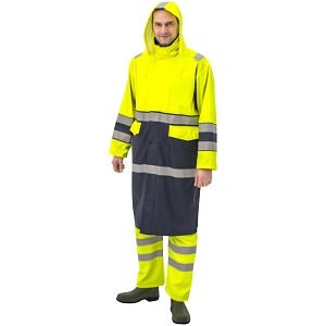 SADETAKKIKULTA PITKÄ KELT/NAVY - Sadetyötakit - PAT530-2XL - 1