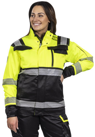 TAKKI GRANIITTI KELT/MUSTA - Naisten työtakit - PAT548K-2XL - 1