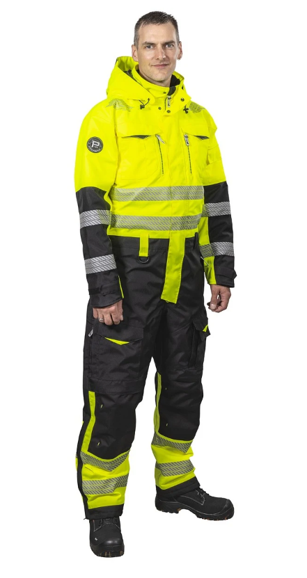 TALVIHAALARI ARROW FL.KELT/MUSTA LK - Työhaalarit - PAT527K-2XL - 1