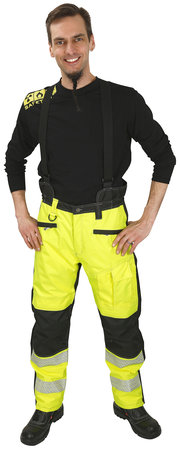 TALVIHOUSUT 3XL AMETISTI FL.KELT/MUSTA - Talvityöhousut - PAT555K-3XL - 1