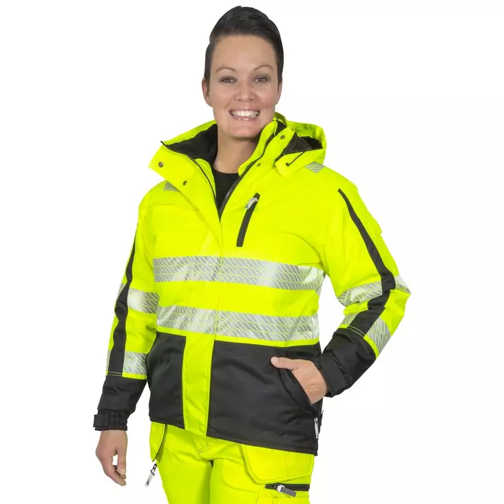 TALVITAKKI ADULAR NAISTEN FL.KELT/MUSTA LK2 EN2 - Naisten työtakit - PAT523N-L - 1