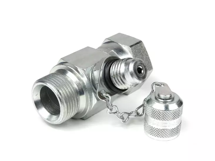 MITTAUSLIITIN BSP T-LIITIN UK-SK MITTAUSPISTEELLÄ - Paineenmittausletkut ja -liittimet - 2045R-04-04-M - 1