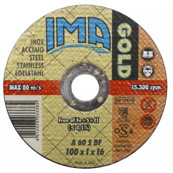 KATKAISULAIKKA 100X1,0 INOX IMA - Katkaisulaikat - IMAC10010R - 1