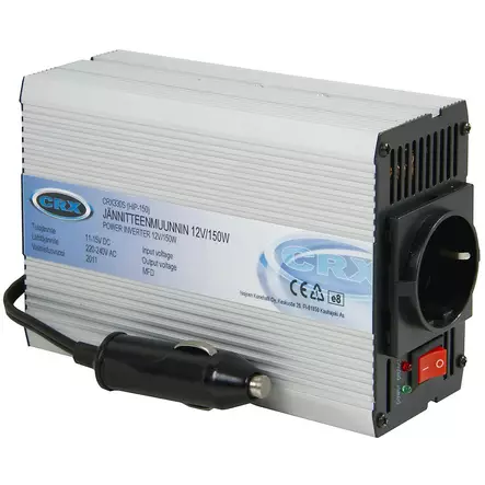 JÄNNITTEENMUUNNIN 12V 150W (INVERTTERI) SINIAALTO - Invertterit - CRX330S - 1