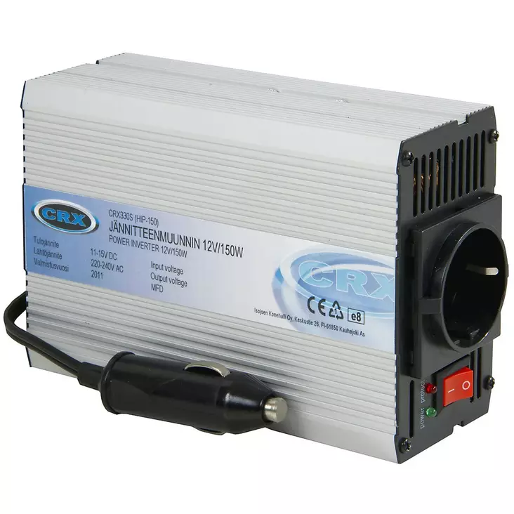 JÄNNITTEENMUUNNIN 12V 150W (INVERTTERI) SINIAALTO - Invertterit - CRX330S - 1