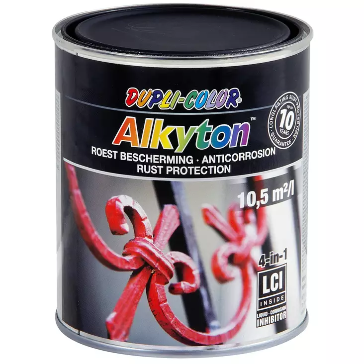 RUOSTEENESTO MAALI MATTA MUSTA RAL9005 750ML - Ruosteenestomaalit - TIP246203S - 1