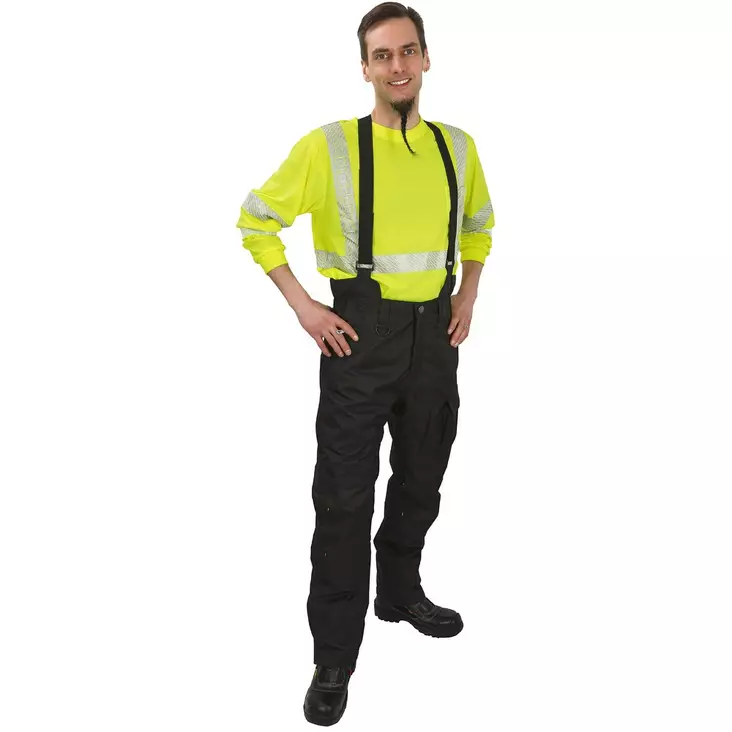 TALVIHOUSUT GRAFEENI MUSTA - Talvityöhousut - PAT127A-XS - 1