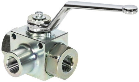 3-TIE KUULAHANA BSP 1/2 500BAR T-PORAUS - Kuulahanat ja jakoventtiilit - 3BK08-T - 1