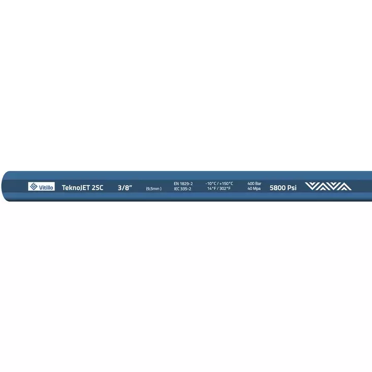 PAINEPESURILETKU 2SC-3/8 400BAR 150C SININEN - Hydrauliikkaletkut - 2SC06TJET - 1