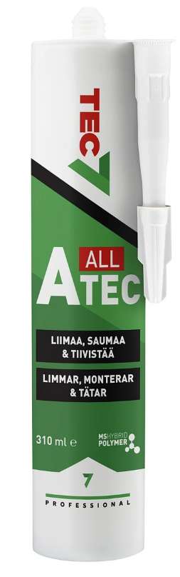 A-TEC LIIMA-JA TIIVISTEMASSA 310ML VALK - Tiivistemassat ja -liimat - TEC752V - 1