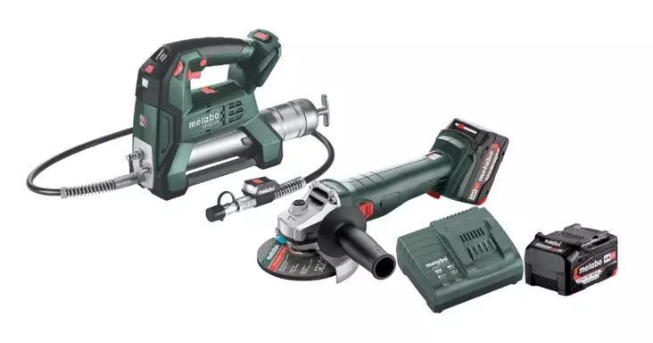 METABO KULMAHIOMAKONE & AKKUPRÄSSI AKUILLA - Metabo akkukonesarja - MET602247510X - 1