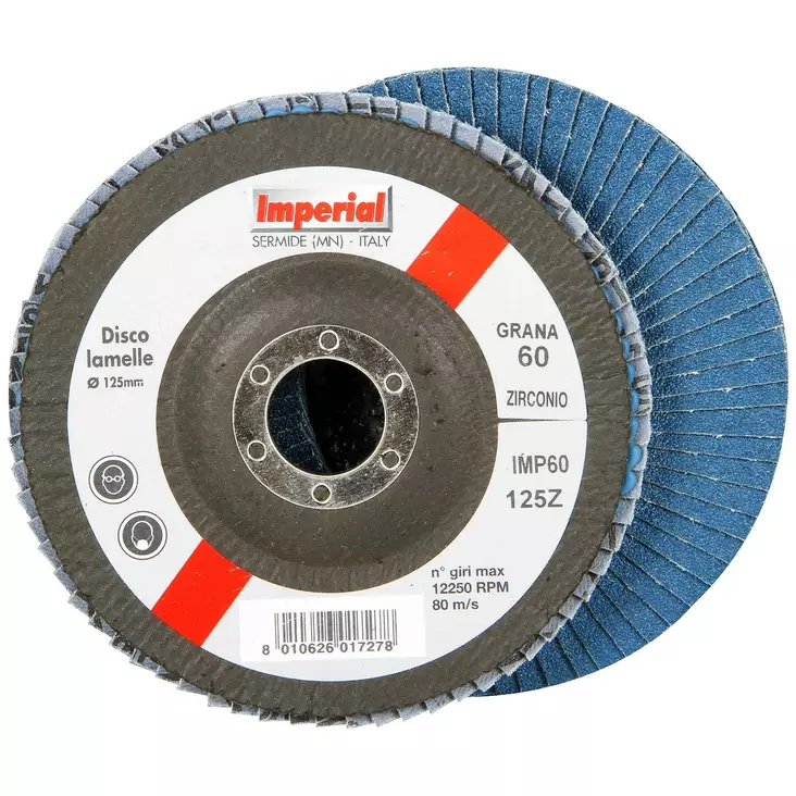 LAMELLIHIOMALAIKKA 125MM ZIRC. G60 - Hiontalaikat - IMP60125Z - 1